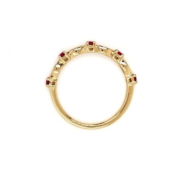 Yellow Gold Ruby Ring Image 2 Mark Jewellers La Crosse, WI