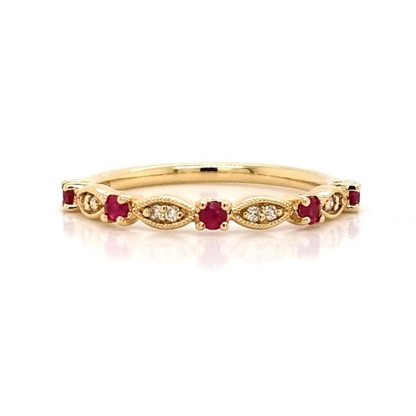 Yellow Gold Ruby Ring Mark Jewellers La Crosse, WI