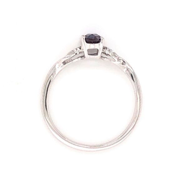 White Gold Created Alexandrite Ring Image 2 Mark Jewellers La Crosse, WI