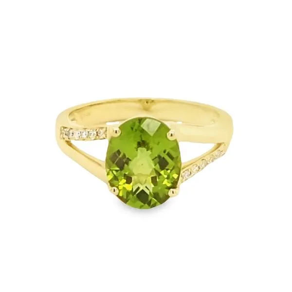 Yellow Gold Peridot Ring Mark Jewellers La Crosse, WI