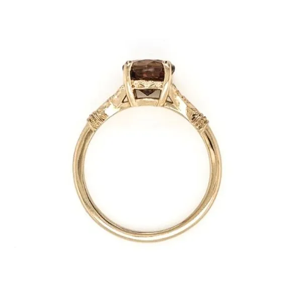 Yellow Gold Cinnamon Zircon Ring Image 2 Mark Jewellers La Crosse, WI