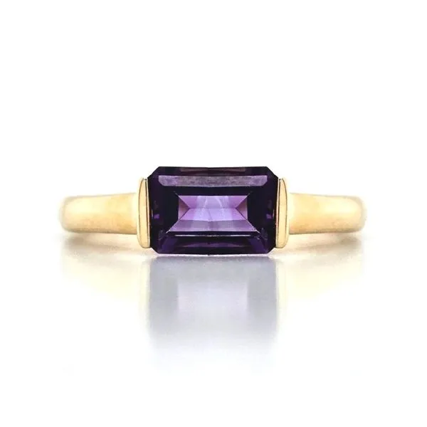 Yellow Gold Amethyst Ring Mark Jewellers La Crosse, WI