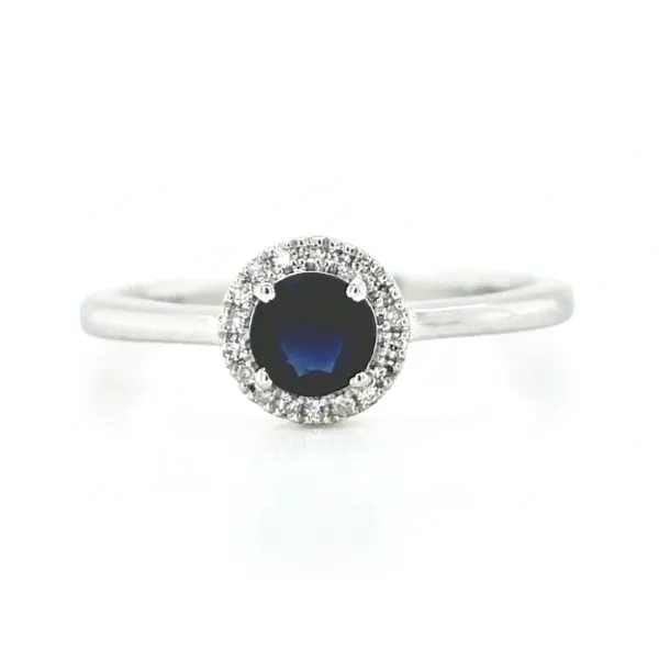 White Gold Sapphire & Diamond Ring Mark Jewellers La Crosse, WI