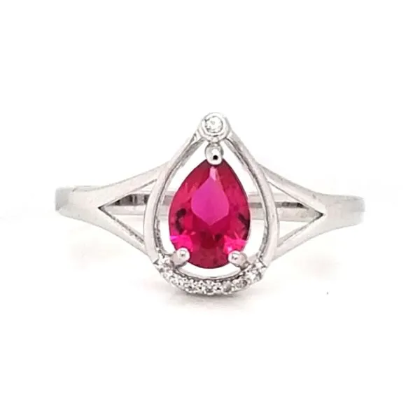 Sterling Lab Grown Ruby Ring Mark Jewellers La Crosse, WI