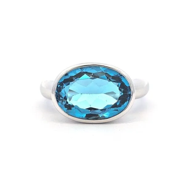 Sterling Blue Topaz Ring Mark Jewellers La Crosse, WI