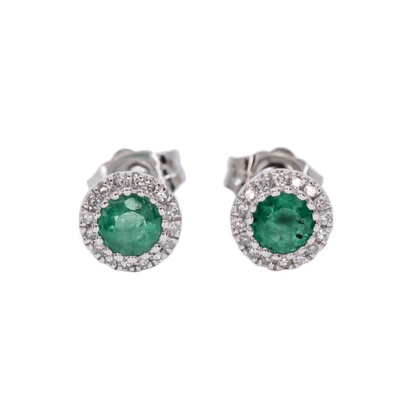 Emerald Earrings Image 2 Mark Jewellers La Crosse, WI