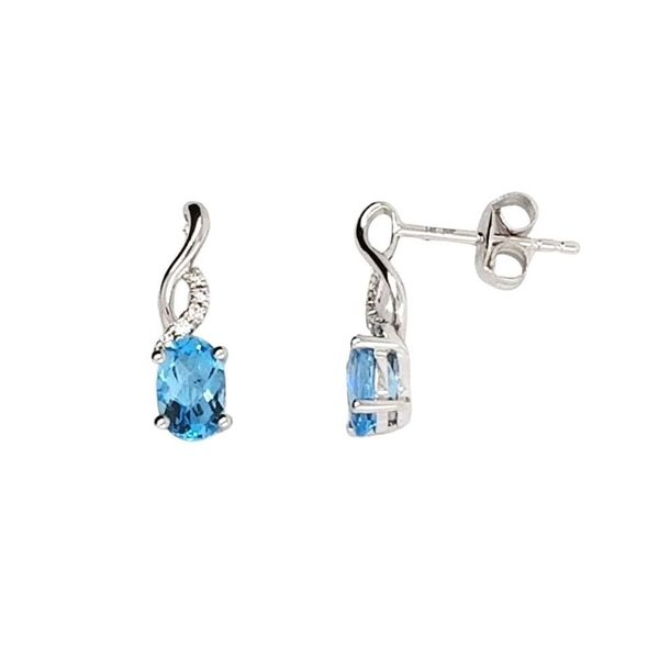 Blue Topaz Earrings Mark Jewellers La Crosse, WI