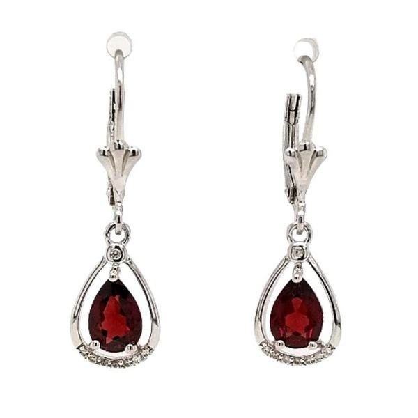 Garnet Earrings Mark Jewellers La Crosse, WI