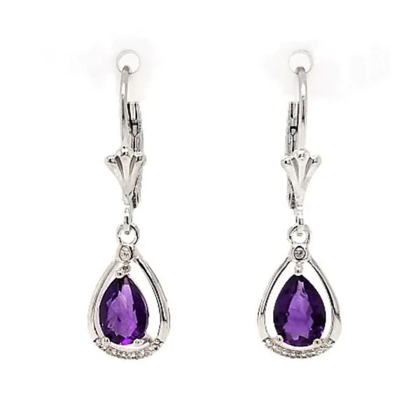 Sterling Amethyst Earrings Mark Jewellers La Crosse, WI