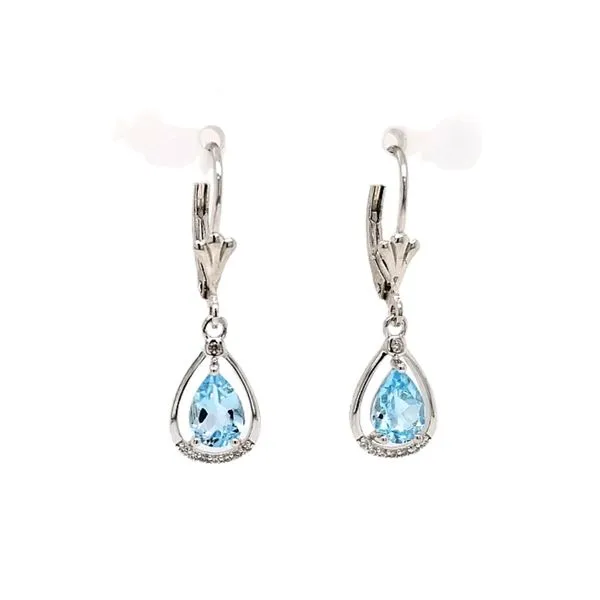 Sky Blue Topaz Earrings Mark Jewellers La Crosse, WI