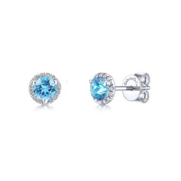 Blue Topaz Earrings Mark Jewellers La Crosse, WI