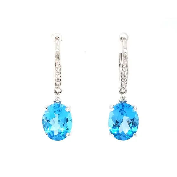 Blue Topaz Earrings Mark Jewellers La Crosse, WI