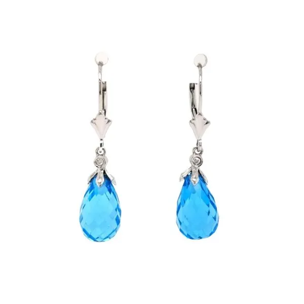 Blue Topaz Earrings Mark Jewellers La Crosse, WI