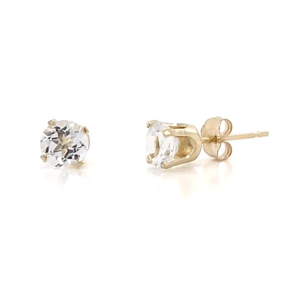 White Topaz Earrings Mark Jewellers La Crosse, WI