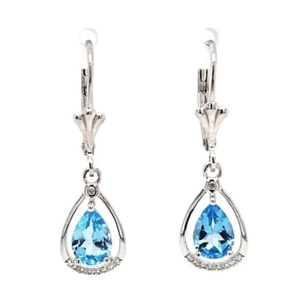 Blue Topaz Earrings Mark Jewellers La Crosse, WI