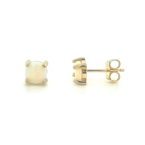 Yellow Gold Opal Earrings Mark Jewellers La Crosse, WI