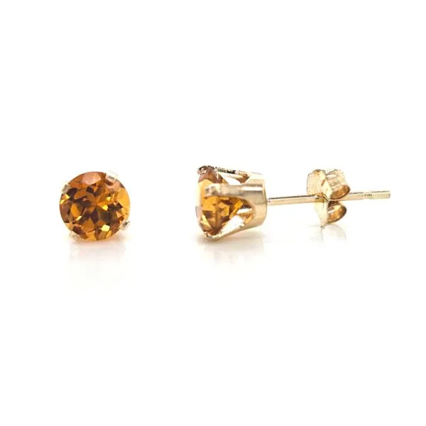 Yellow Gold Citrine Earrings Mark Jewellers La Crosse, WI
