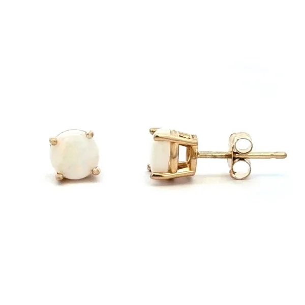 Yellow Gold Opal Earrings Mark Jewellers La Crosse, WI