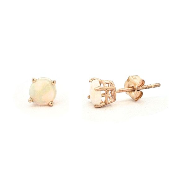 Yellow Gold Opal Earrings Mark Jewellers La Crosse, WI