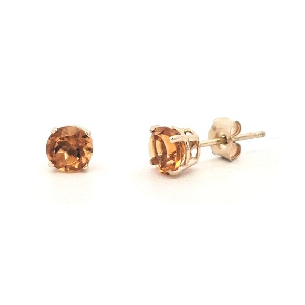 Yellow Gold Citrine Earrings Mark Jewellers La Crosse, WI