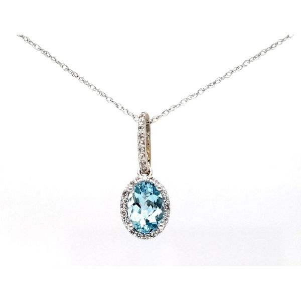 Aquamarine Pendant Mark Jewellers La Crosse, WI