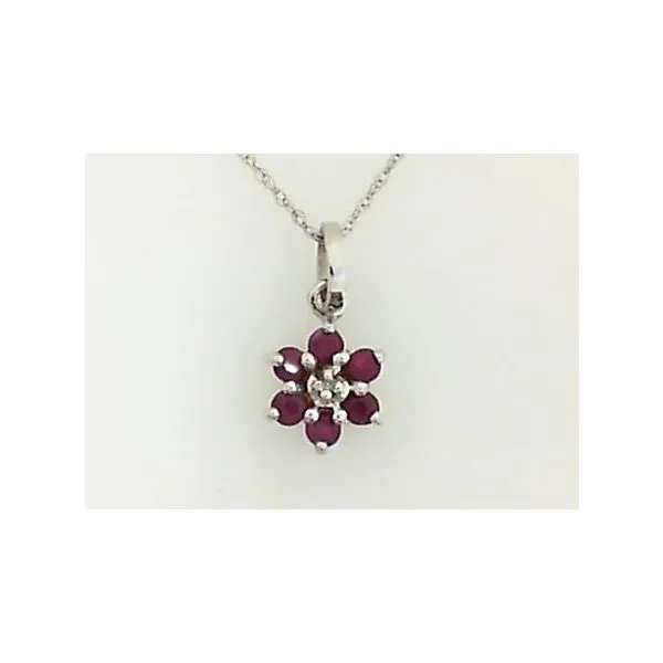 Ruby Pendant Image 2 Mark Jewellers La Crosse, WI