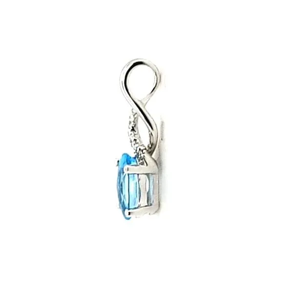 Blue Topaz Pendant Image 2 Mark Jewellers La Crosse, WI