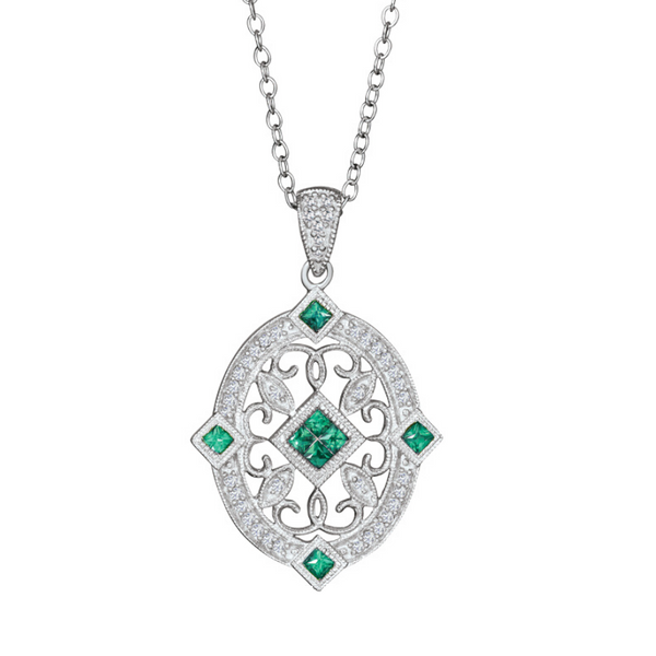 Emerald Pendant Mark Jewellers La Crosse, WI