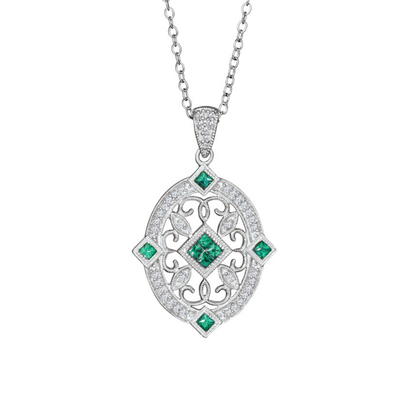 Emerald Pendant Mark Jewellers La Crosse, WI