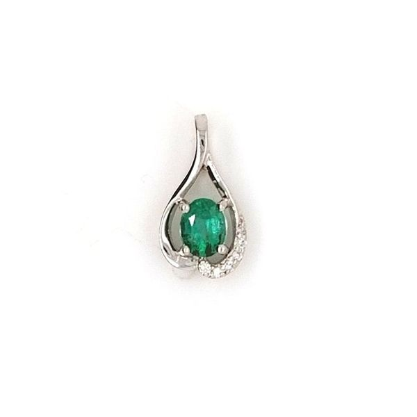 Emerald Pendant Image 2 Mark Jewellers La Crosse, WI