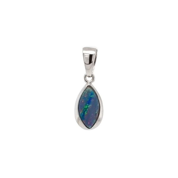 Sterling Opal Pendant Image 2 Mark Jewellers La Crosse, WI