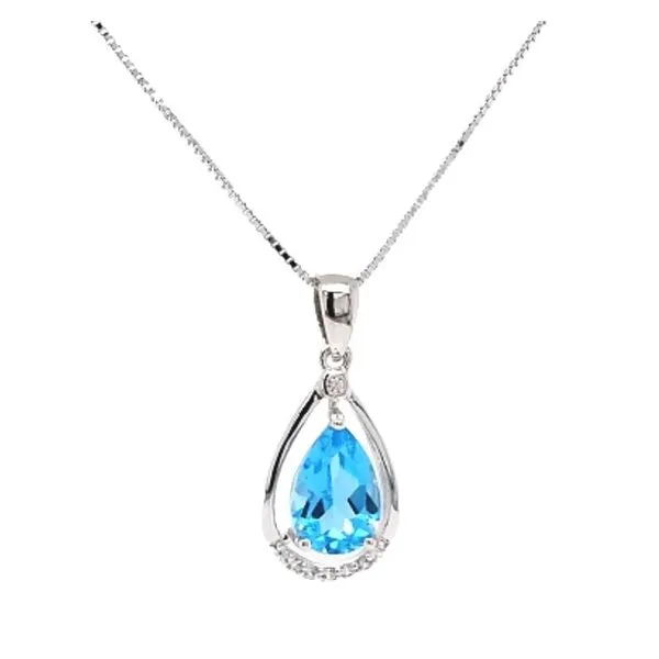 Blue Topaz Pendant Mark Jewellers La Crosse, WI