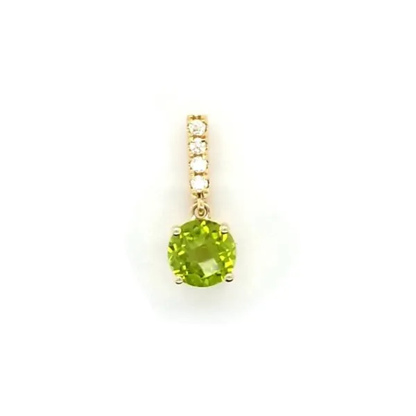 Yellow Gold Peridot Pendant Mark Jewellers La Crosse, WI