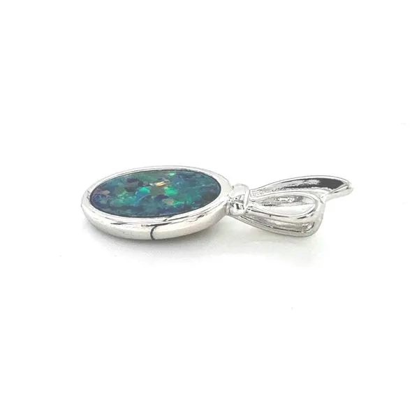 Sterling Opal Pendant Image 2 Mark Jewellers La Crosse, WI