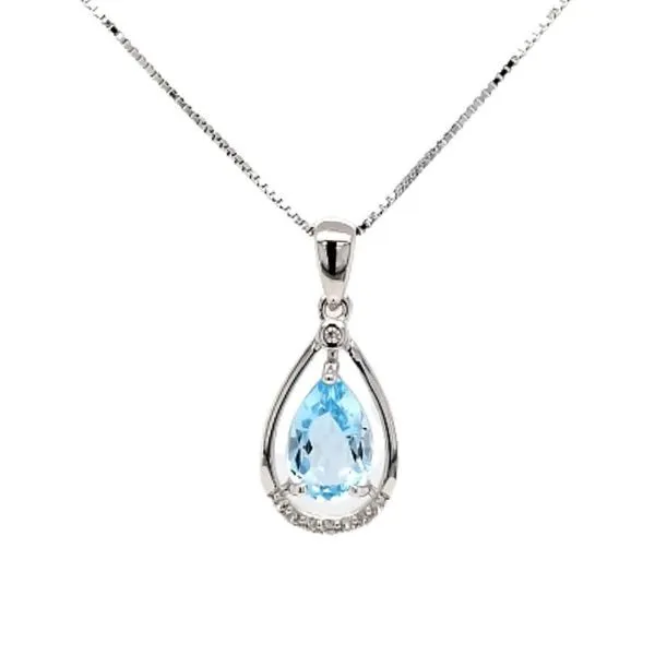 Sky Blue Topaz Pendant Mark Jewellers La Crosse, WI
