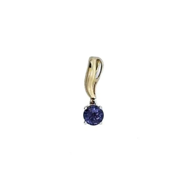 Yellow Gold Created Alexandrite Pendant Mark Jewellers La Crosse, WI