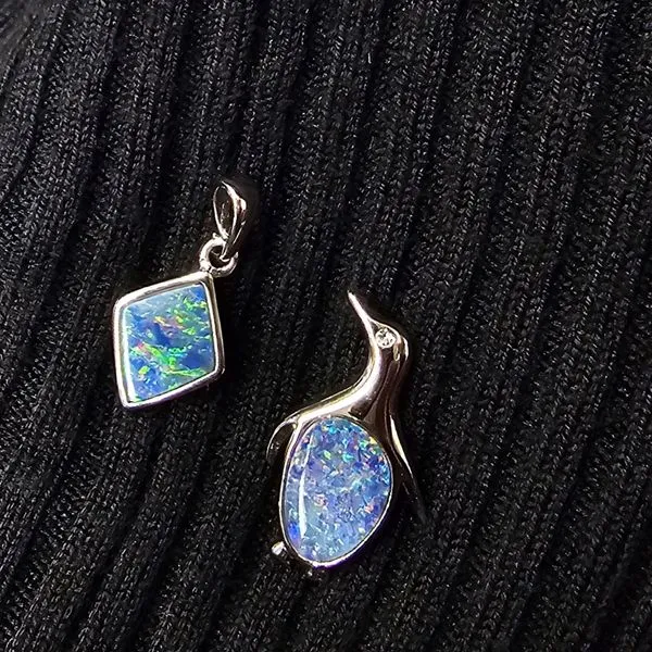 Sterling Opal Pendant Image 3 Mark Jewellers La Crosse, WI