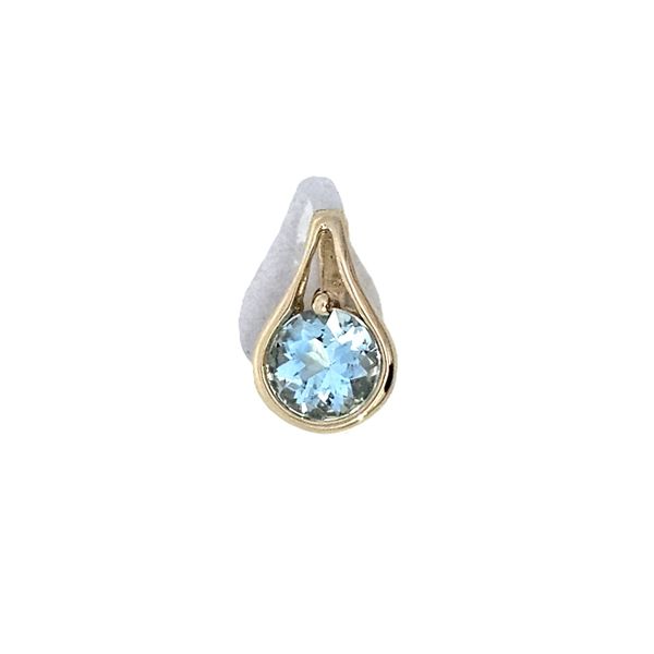 Yellow Gold Aquamarine Pendant Mark Jewellers La Crosse, WI