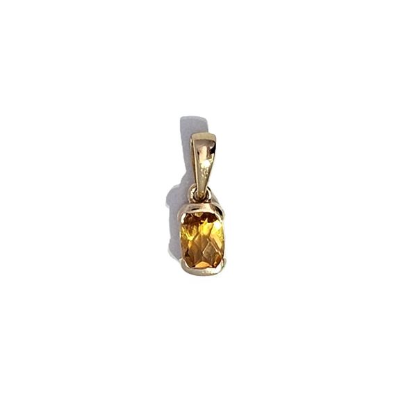 Yellow Gold Citrine Pendant Mark Jewellers La Crosse, WI