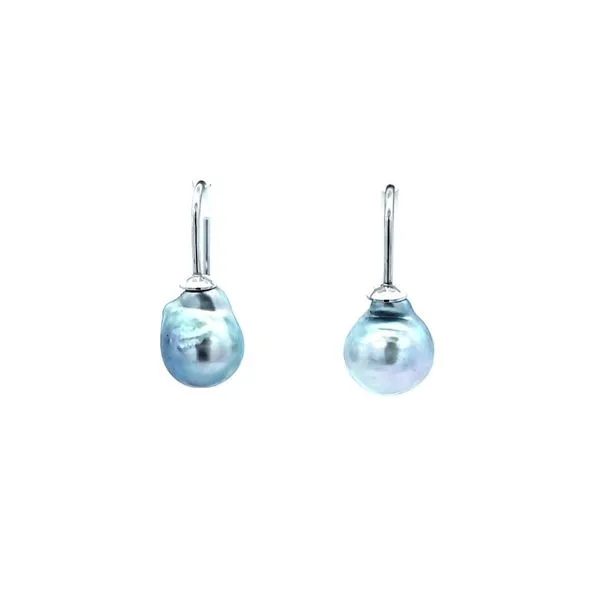 Sterling Grey Pearl Drop Earrings Mark Jewellers La Crosse, WI