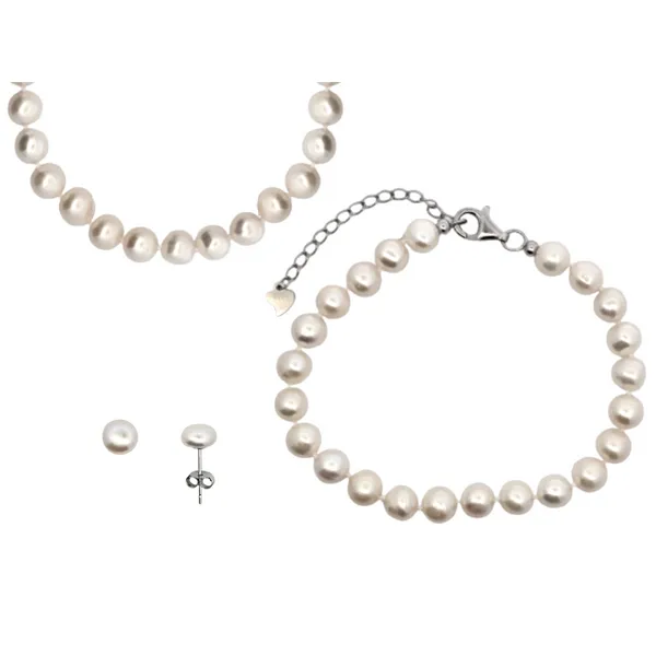 Sterling Freshwater Pearl Set Mark Jewellers La Crosse, WI