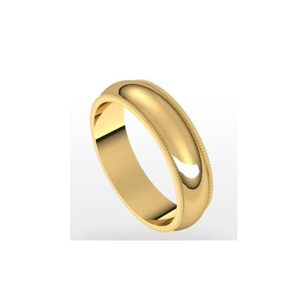 Gold Wedding Band Image 2 Mark Jewellers La Crosse, WI