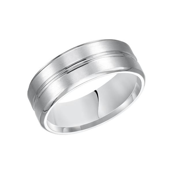 White Gold Band Mark Jewellers La Crosse, WI