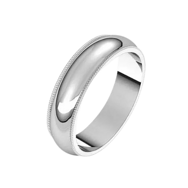 White Gold Wedding Band Mark Jewellers La Crosse, WI