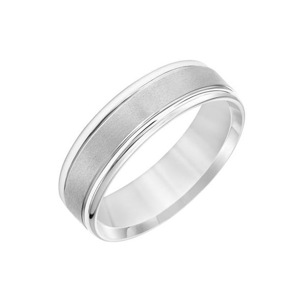 White Gold Wedding Band Mark Jewellers La Crosse, WI