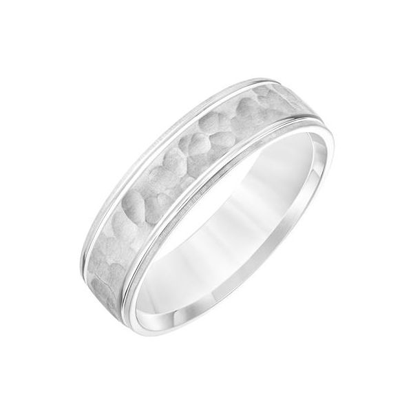 White Gold Wedding Band Mark Jewellers La Crosse, WI