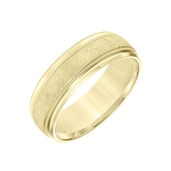 Yellow Gold Wedding Band Mark Jewellers La Crosse, WI