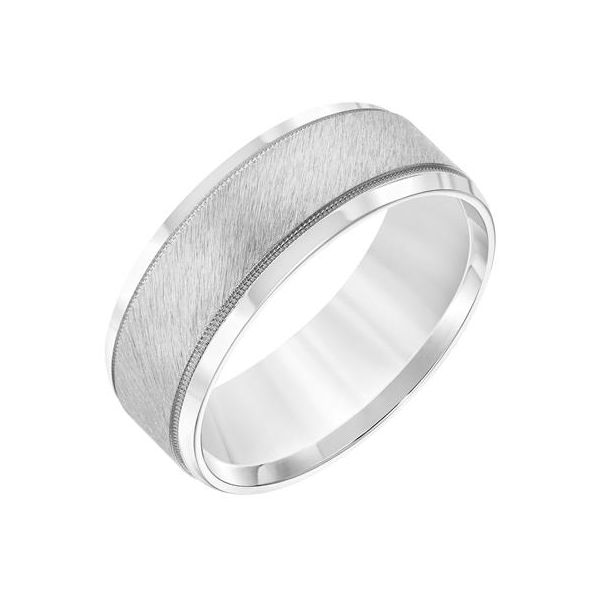 White Gold Wedding Band Mark Jewellers La Crosse, WI