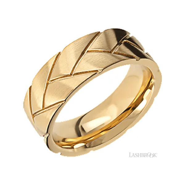 Yellow Gold Wedding Band Mark Jewellers La Crosse, WI