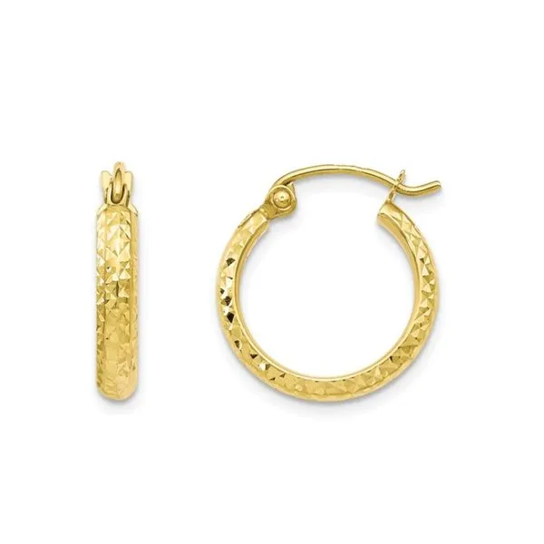 Gold Hoop Earrings Mark Jewellers La Crosse, WI